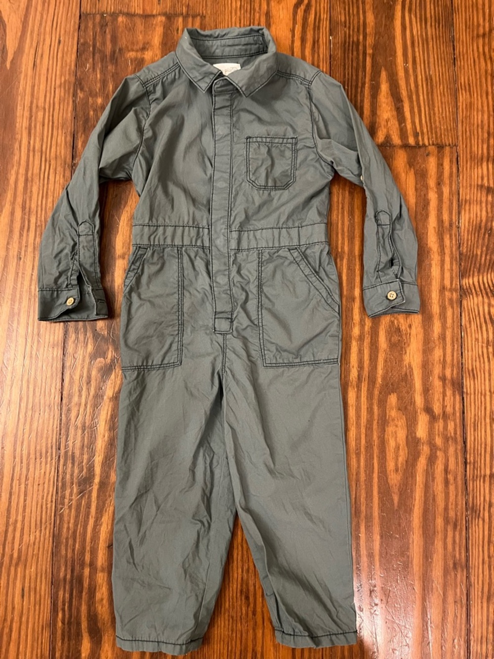Carter's Olive Green Utility Jumpsuit for Kids